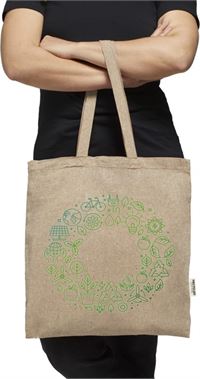 SHOPPER IN COTONE E POLIESTERE RICICLATO
